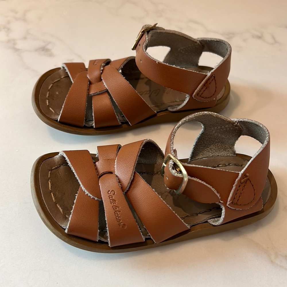 Brown saltwater sandals